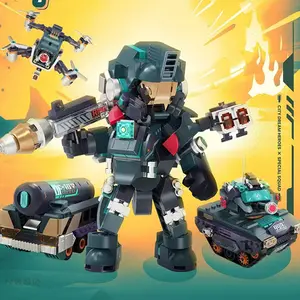City Dream Hero Series Main Battle Tank Building Blocks, Desktop Decoration Gift for Tank Enthusiasts