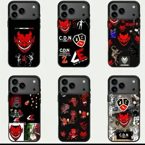 Makabelico Ghost CDN iPhone Case - Bold Graphic Design Shockproof Protective Cover with Unique Logo for Smartphone Protection