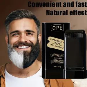 Three-Color Hair Dye Sticks, Emergency Gray Hair Cover for Hair and Beards, Unisex Natural-Looking Results, Easy-to-Use Rotating Comb Design, Long-Lasting and Durable, Ideal Gift