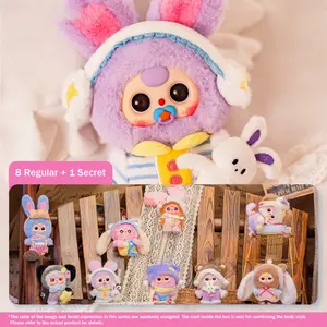 Baby Three Sweet Dream Blind Box Plush Toy – 100% Soft Kawaii Vinyl Plush Pendant, Mystery Collectible Bag Charm Doll, Cute Stuffed Keychain, Surprise Gift for Girls, Friends & Plushie Lovers