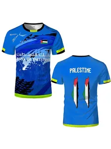 trending clothes fast shipping items,2026 New Palestine Football T-Shirt, Summer Unisex Soccer Jersey, Casual Short Sleeve Fitted Tee, All Seasons Gift Wholesale,fast shipping items