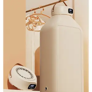Smart Timer Portable Clothes Dryer, Large Capacity Baby Clothing Drying Machine, Compact Design for Dorms & Travel Use