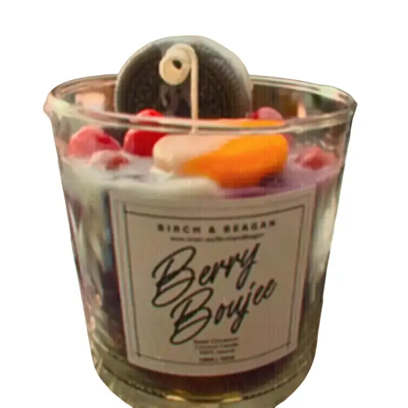 Birch & Beagan Berry Boujee Candle - Berry Bougie: Sweet berries. Spa vibes. Pure luxury in a glass. or Berry Bougie: A candle that smells like self-care and soft life. Available in Brown Sugar and Fig