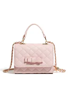 High-end niche light luxury quilted handbag for women, summer chic versatile shoulder and crossbody bag with a sophisticated feel