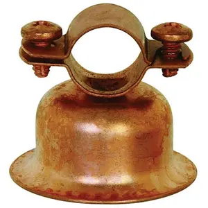 212 MAIN Bell Shape 0.5 in. Wall Ceiling Hanger Mount Copper Tube Piping Support, 508-2PK5 Model, Pack of 25, Wall Ceiling Mount