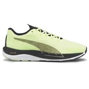 PUMA Mens Velocity Nitro 2 75Th Anniversary Running Sneakers Shoes - Yellow