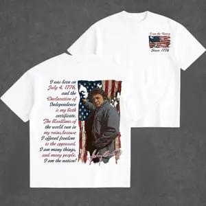 Johnny Cash Vintage Tee, 4th of July T-Shirt, I am The Nation Since 1776 TShirt, Gift For Independence Day, MADE IN USA