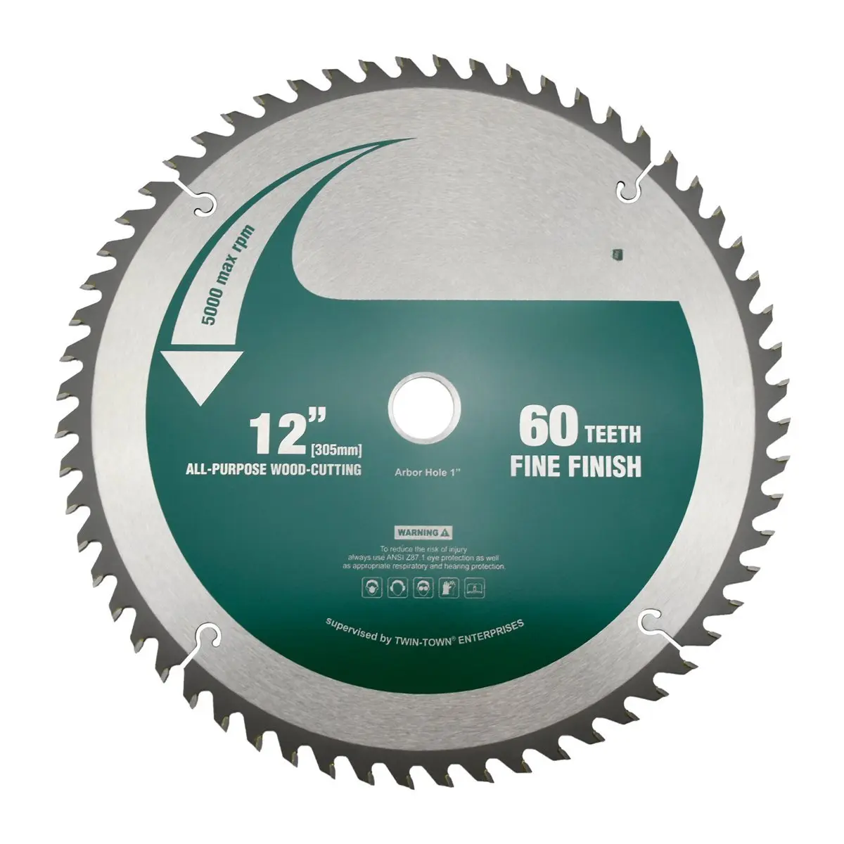 12 Inch 60  ATB Fine Finish General Purpose Woodworking