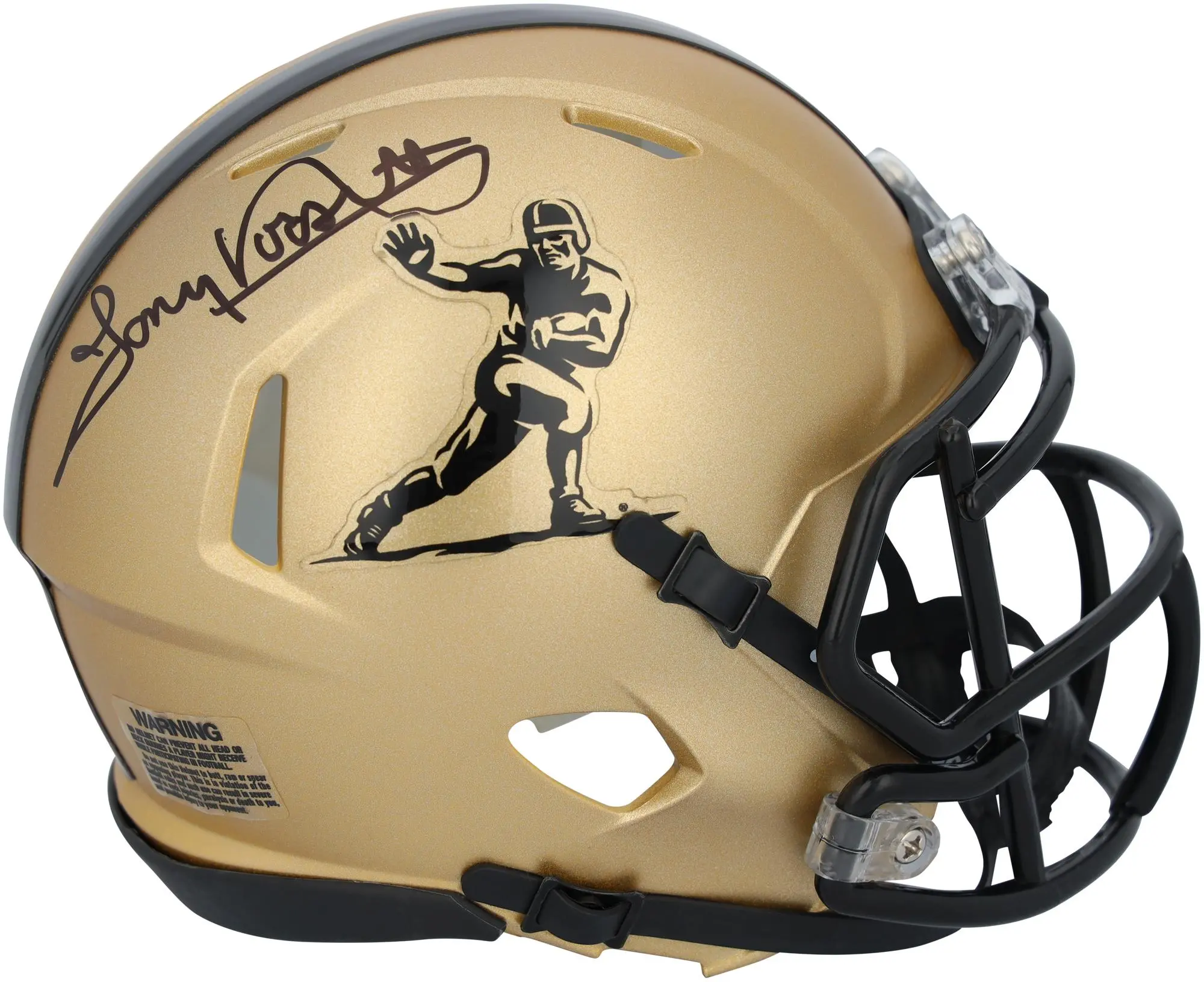 Tony Dorsett Pittsburgh Panthers Autographed Riddell Gold Heisman Speed Mini Helmet - Fanatics Authentic Certified