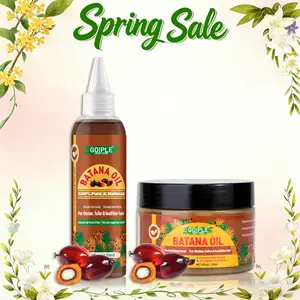 Natural Batana Oil for Hair Growth - Pure Organic Hair Oil for Strengthening and Thickening, Raw Batana Oil for Healthy Hair (2 Pack)