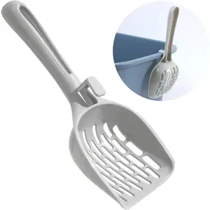 Cat Litter Scoop with Wide Slats, Hollow Grid for Pine Pellets, Easy Sifting, ABS Plastic Litter Sifter Scoop for Cats