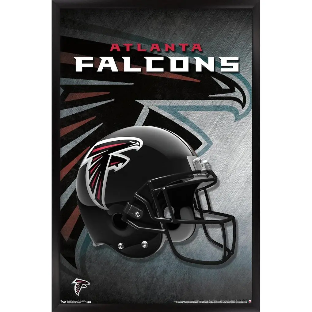 Atlanta Falcons Team Helmet Poster