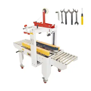 YOKOMA 110V Automatic Belt Tape Sealing Machine Carton Box Case Sealer Packing Machine