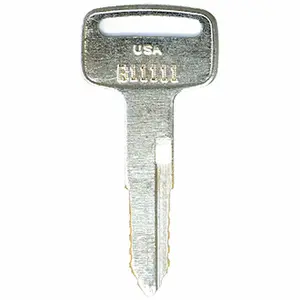 Yamaha B19876 Golf Cart Replacement Key
