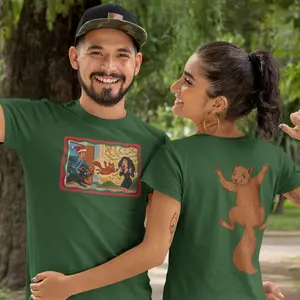 Souki Pop Christmas Vacation Squirrel Graphic Tee Ultra-Soft Cotton Blend Premium DTG Print Relaxed Unisex Fit Perfect for Holiday Parties & Movie Lovers