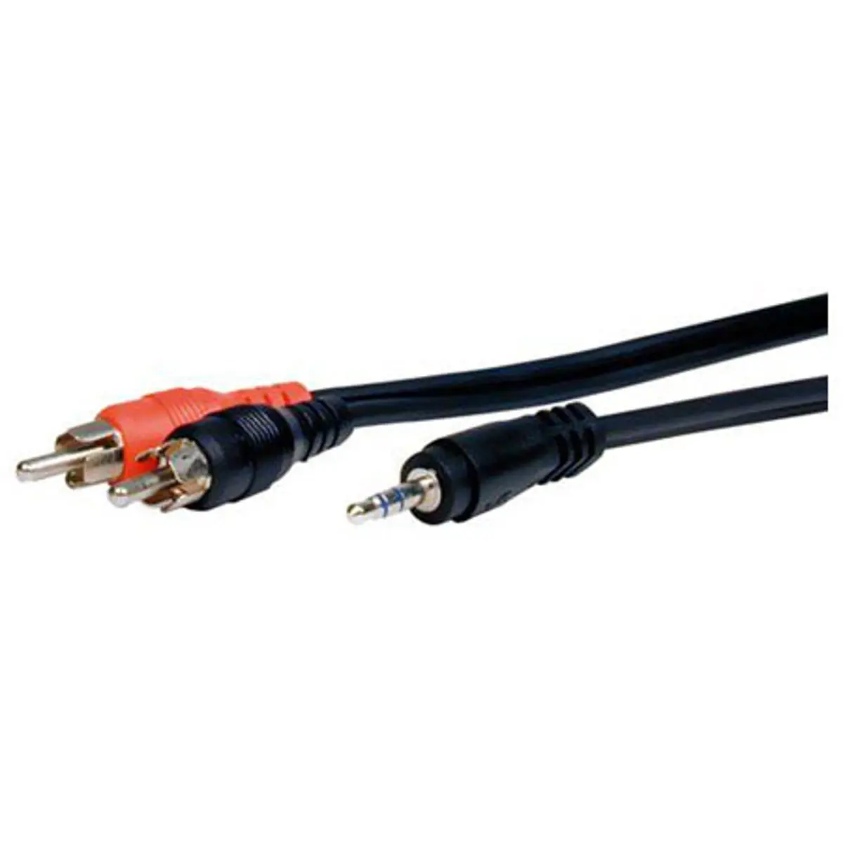 Comprehensive 10' Standard Series 3.5mm Stereo Mini Plug to 2 RCA Plugs Audio Cable, Audio Accessories for Seamless Device Connection, Devices, Stereo Audio, Mini Plug Devices
