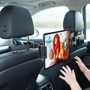 Car Seat Back Tablet Holder, Adjustable Retractable Mobile Phone Holder, Universal Car Seat Headrest Back Tablet Stand, Car Cellphone Mount, Car Accessory, Universal Car Mount, Multifunctional Car Accessories, Car Gadgets