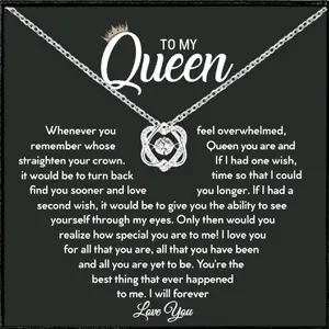 {FREE Box} Gifts for Girlfriend or Wife - Girlfriend or Wife Gifts, Gifts for Her - Anniversary for Girlfriend or Wife, Girlfriend or Wife Birthday Gift Ideas, Valentines Gift for Her - I Love You Gift - Necklace for Girlfriend or Wife