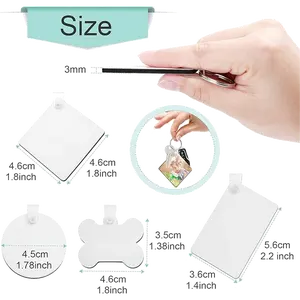 Sublimation Keychain Blanks