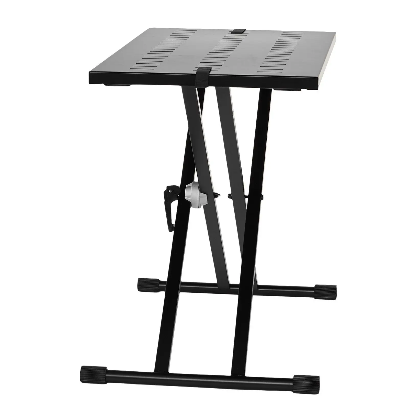 Spring new arrivals Portable DJ Table with Double-X Braced Keyboard Stand Adjustable Height