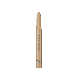 TAG Multi Contour Stick #01 Nude Beige - Multifunctional Slim Contour Stick for Lip Pencil Under-Eye Shadow & Nose Chin Contour Soft Easy-to-Blend Formula Matte Finish