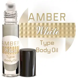 Amber White Women (TYPE) Perfume Fragrance Body Oil, long lasting, uncut, travel size, roll on