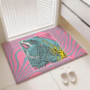 Music Album Scaled And Icy Floor Mat Non-Slip Comfy Flannel Thickened Rug Indoor Door Mat Ultra Soft Absorbent Wear-Resistant Floor Mat for Living Room Hallway Entryway Front Door Porch Sturdy Non-Skid Home Decoration Mat for Indoor Daily Use