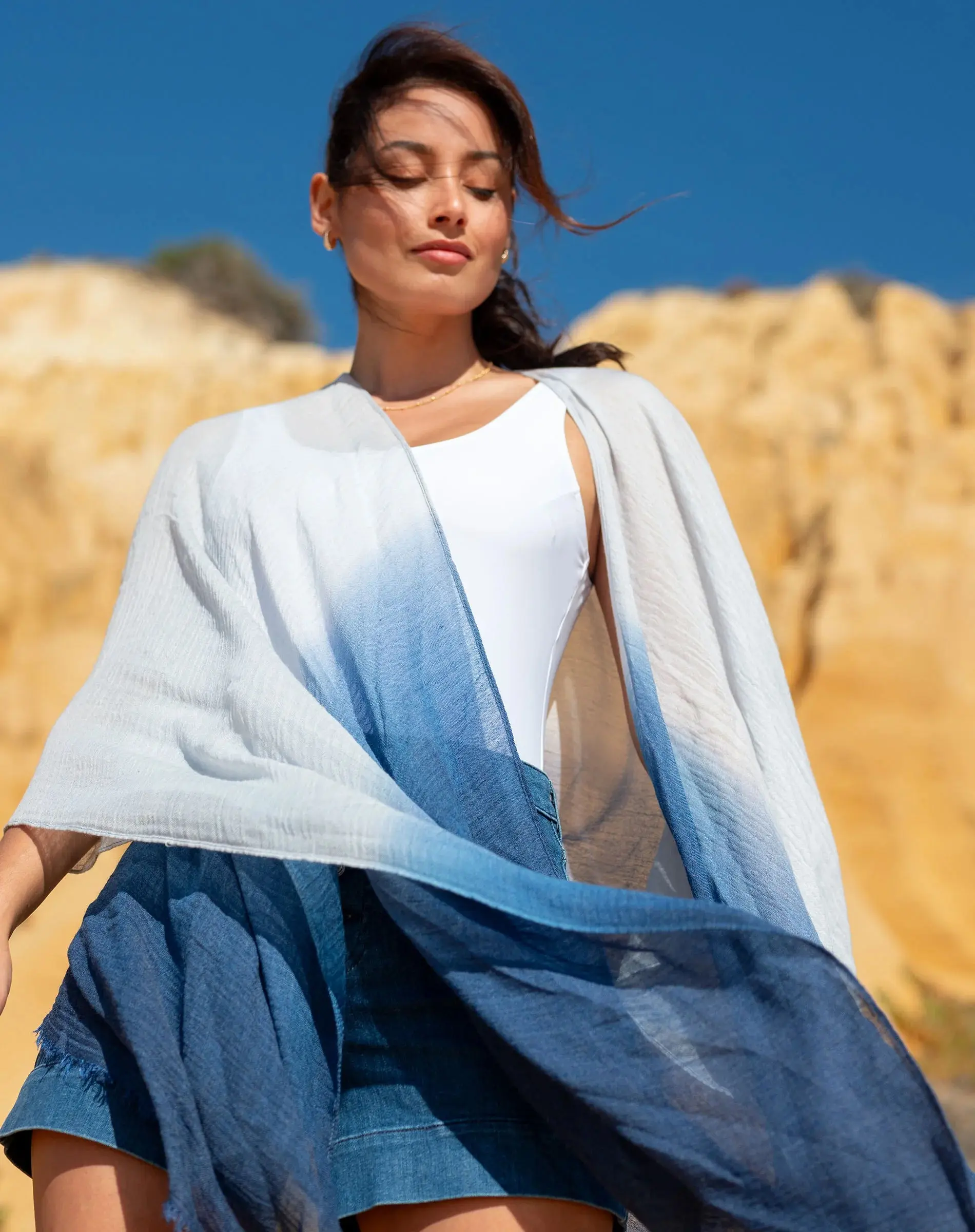 MerSea - Nellie Wrap - Deepwater Ombre - One Size