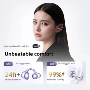 New Ear Clip Headset Wireless Bluetooth Headset Air Bone Conduction Computer Mobile Phone neutral Headset