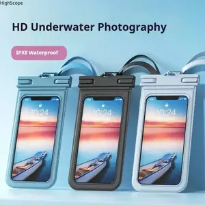IPX8 Waterproof Phone Pouch - Touch Screen Compatible, Universal for Swimming Diving Beach