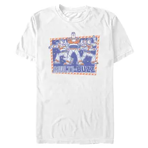 Mens Toy Story 5 Multi Buzz Frame T Shirt