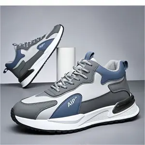 GGOR Men's Low-Top Breathable Sneakers - Lightweight All- Running & Walking Shoes with Cushioned Sole, Lace-Up Closure Suitable for Gym,, Casual Wear - Trendy Dad Shoes for Year-Round (Low-Top Athletic Footwear)