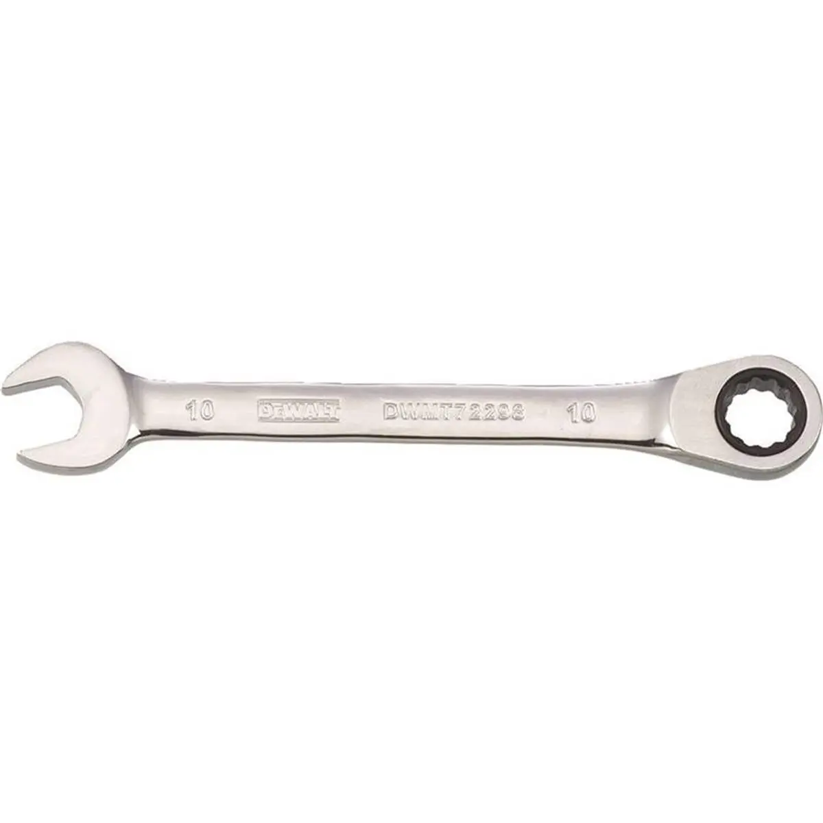 212 MAIN 10 mm Ratcheting Combination Wrench - Panel Forged High Torque Tool, Socket Compatible, Anti-Slip Grip, Adjustable Filter Wrench, Model DWMT72298Osp (SKU 7514896)