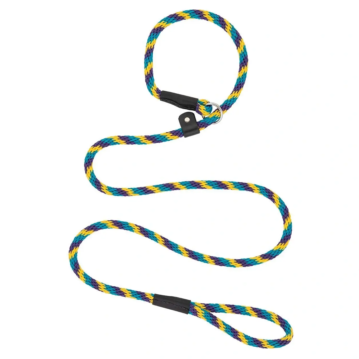 Weaver Leather Terrain D.O.G. Poly Rope Slip Lead - 5/8" x 6' Dog Training Leash, USA Made