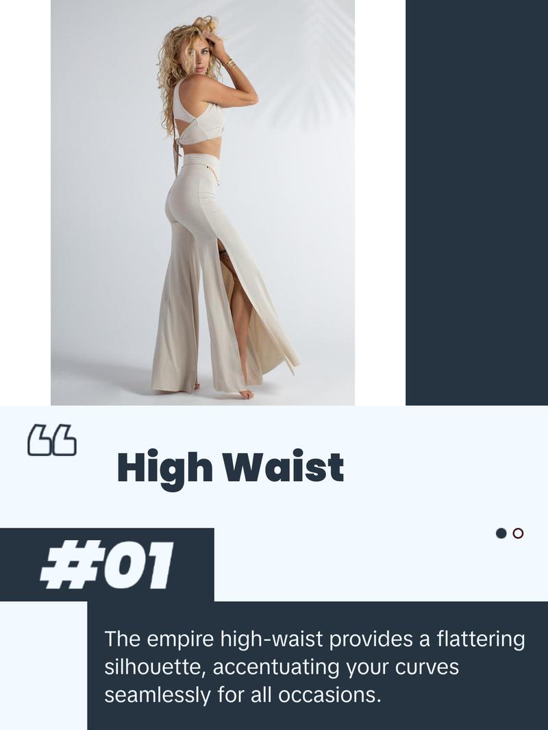 Juno Slit Pant - Sandy Pearl