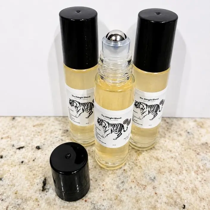 The Wright Blend - Body Oil Rollerball Bundle 3-Pack (0.4 oz), Universal, Adults, Rollers, Fragrance Free, Plant Based, .4Oz Each, Free From Mineral Oils, Moisturizer, Body Care
