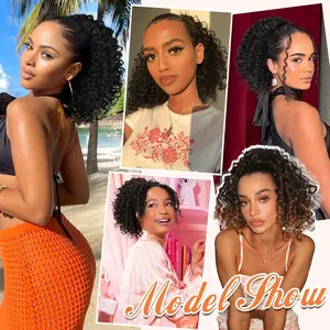 Drawstring Curly Ponytail Extension | Instant Volume & Bounce