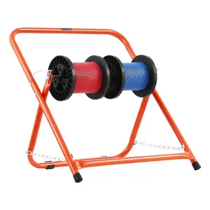 fathersdaygift  VEVOR Cable Caddy, Heavy Duty Steel Frame, Spool Holder for Electrical Wires, Portable Wire Dispenser for Up to 20 in Diameter Spools, 100 lbs Capacity for Cable Reels, Electrical Industrial Retail