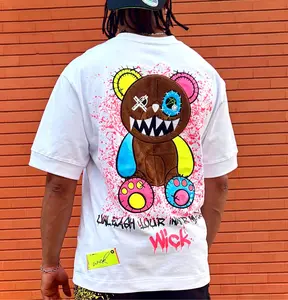 BEAR WHITE NR OVERSIZED T-SHIRT!