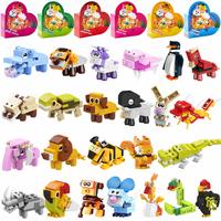24 pcs Animal Building Toys