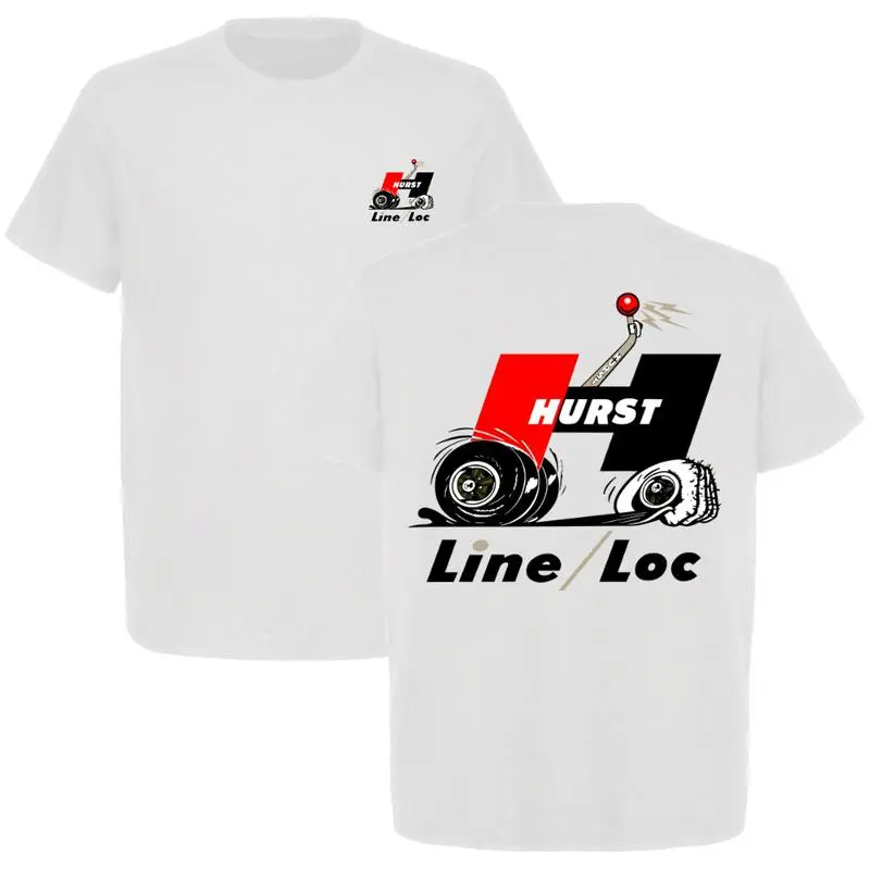 Hurst Line Loc T-Shirt – Official Drag Racing Graphic Tee, High Performance Car Enthusiast Apparel, Hot Rod Shirt for Men