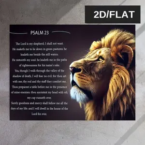 1pc framed canvas painting, ready to hang, 2D inspirational lion canvas painting, black and gold self-growth wall art, Artwork, Personal Empowerment, with personal growth quotes, living room/office frame, birthday/graduation gift, choose "Who Are You" t