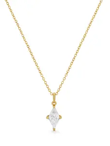 Elsa Simulated Diamond Kite Necklace