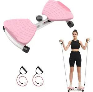 Home Twist Waist Exerciser – Core & Ab Training Board with Resistance Bands