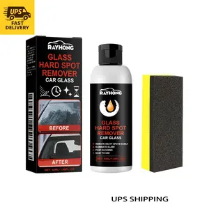 Professional Car Glass Spot Remover - Windshield Hard Water Stain Cleaner Polish