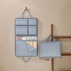 Travel Garment Bag, Wardrobe & Travel Hanging Garment Bag with Handle, Clothes Storage Hanging Bag for Luggage