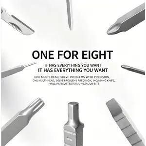 12 in 1 Mini Multi Tool, Portable Keychain Multitool, Needle Nose Pliers, Bottle Opener, Keychain Multitool Tool Compact Pocket Size for Outdoors Camping