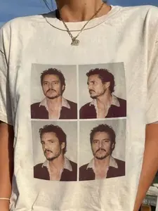 Vintage pedro pascal sweatshirt in 90's Style, pedro pascal daddy tribute Tshirt, Gift for her pedro pascal shirt narcos, pedro pascal meme