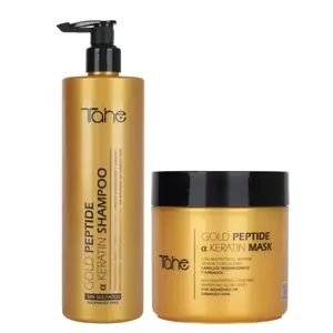 Tahe Gold Peptide Kit for Dry Hair - Shampoo 500ml + Mask 400ml