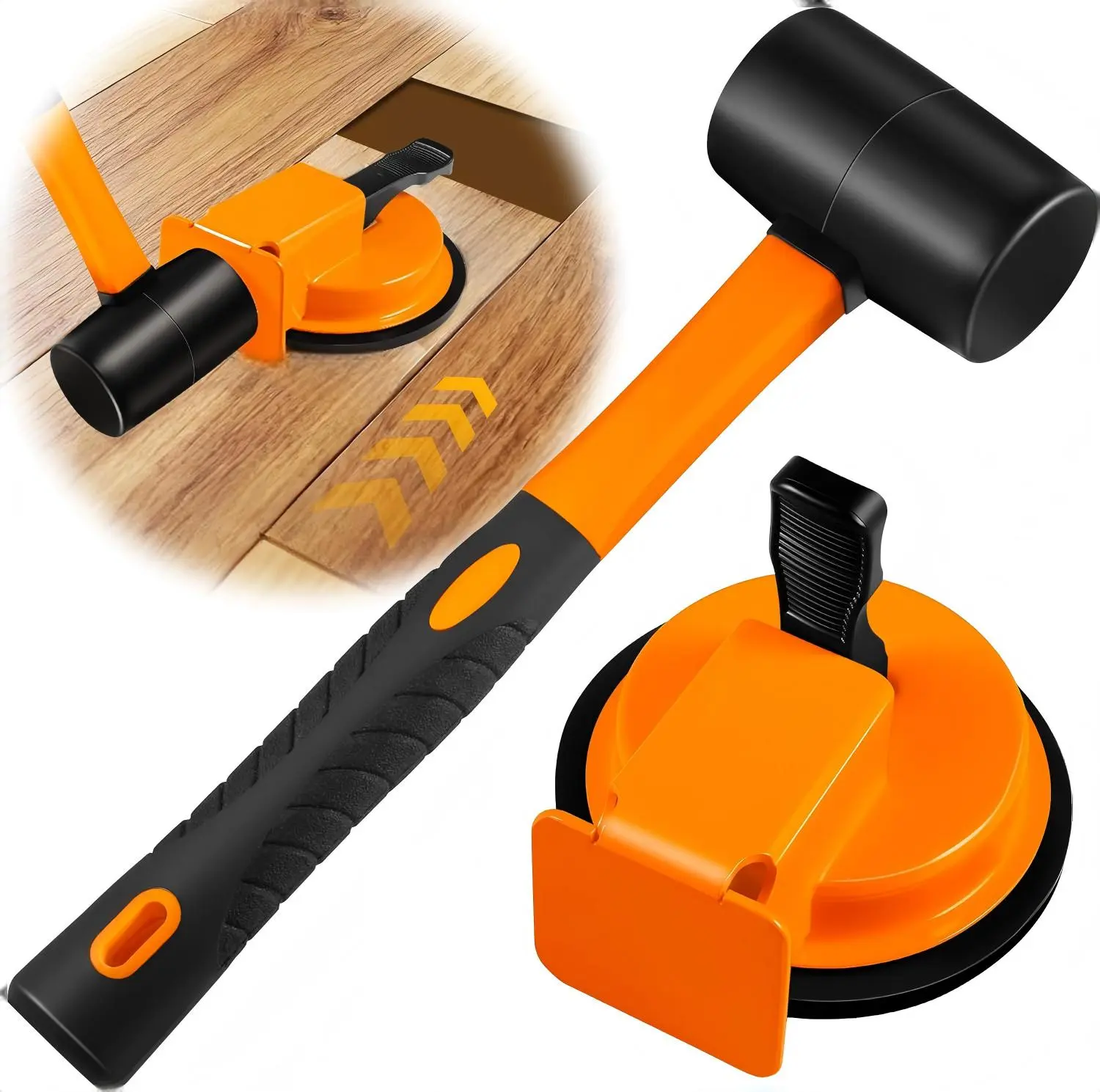 Dazone Floor Gap Fixer Tool Suction Cup Repair Kit For Vinyl Wood & Tile Flooring